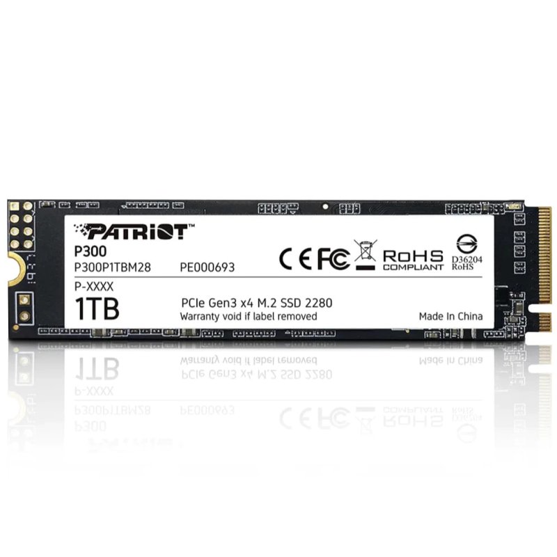 SSD M.2 NVMe 2280 PCIe 1TB Patriot P300P1TBM28