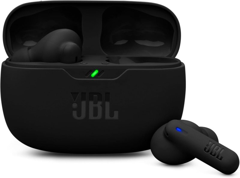 JBL Wave Beam 2 - Bluetooth Intra Auricular - Resistente À Água e Poeira - Preto