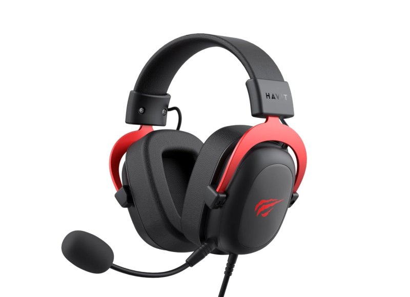 Headphone Fone de Ouvido Havit H2002d Black Red, Gamer