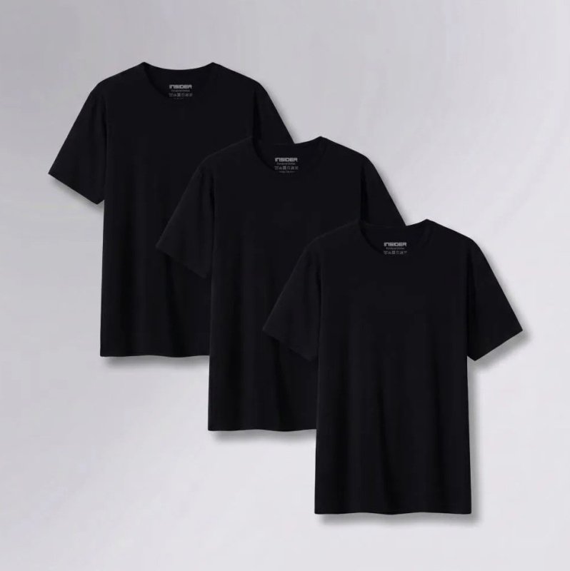 Kit 3 Camisetas Light T-shirt Insider