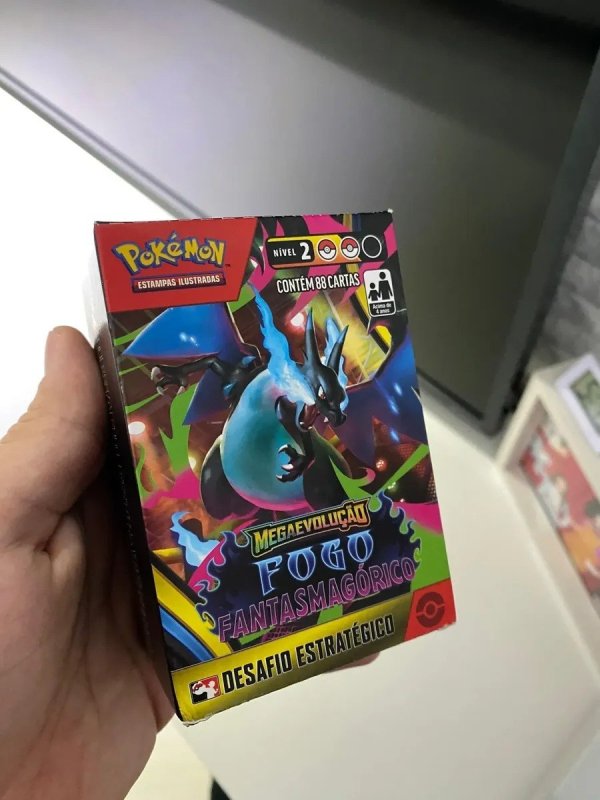 Pokémon Desafio Estratégico Megaevolução - Fogo Fantasmagórico - Português + Frete Grátis