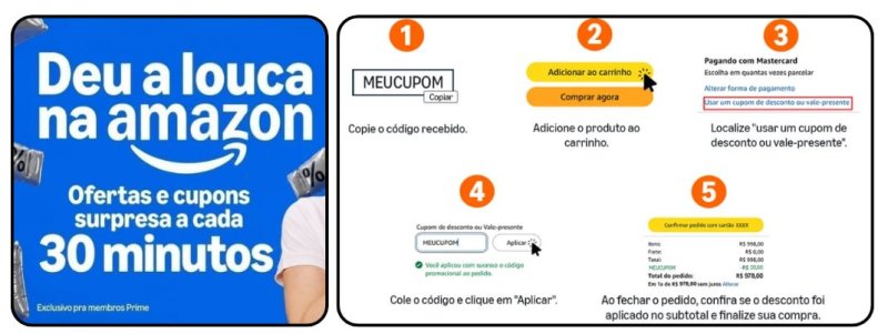 50% OFF em compras, limitado a R$ 50