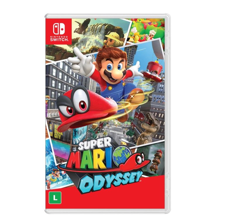 Jogo Super Mario Odyssey, Mídia Física, Switch
