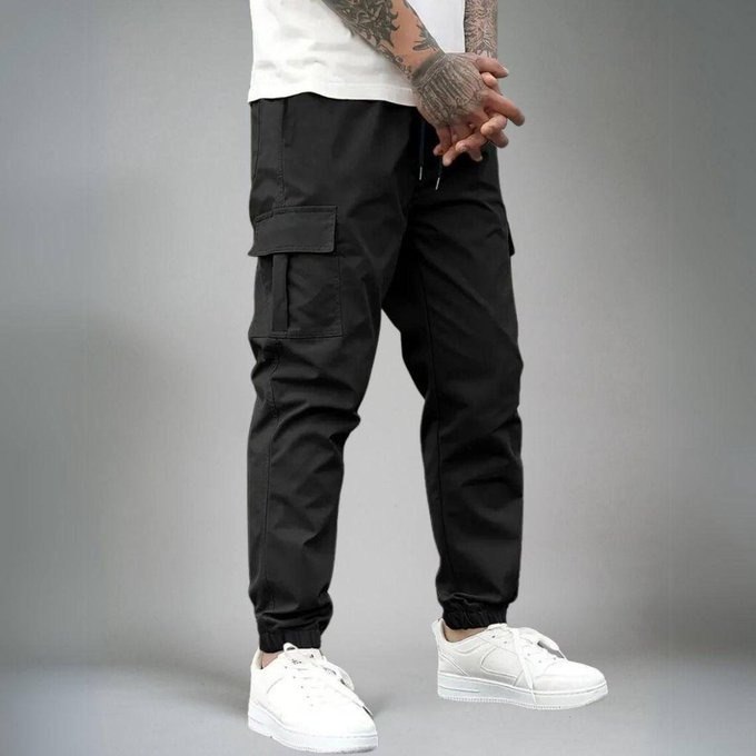 Calça Jogger Slim Cargo + Frete Grátis