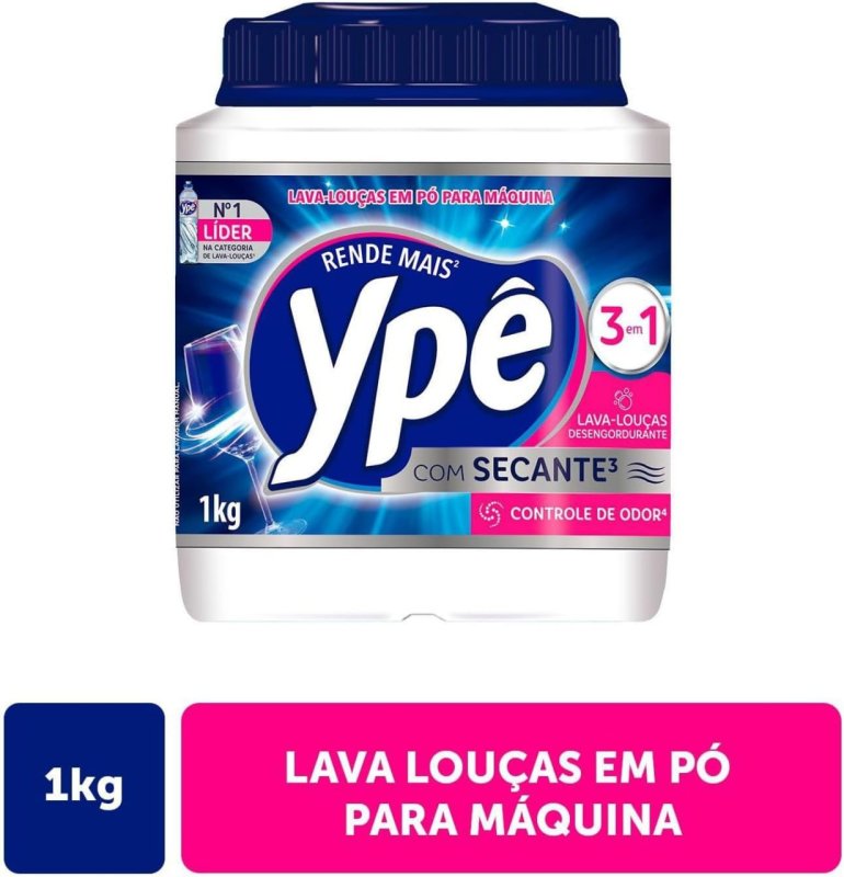 Ypê Detergente em Pó para Máquina 1Kg