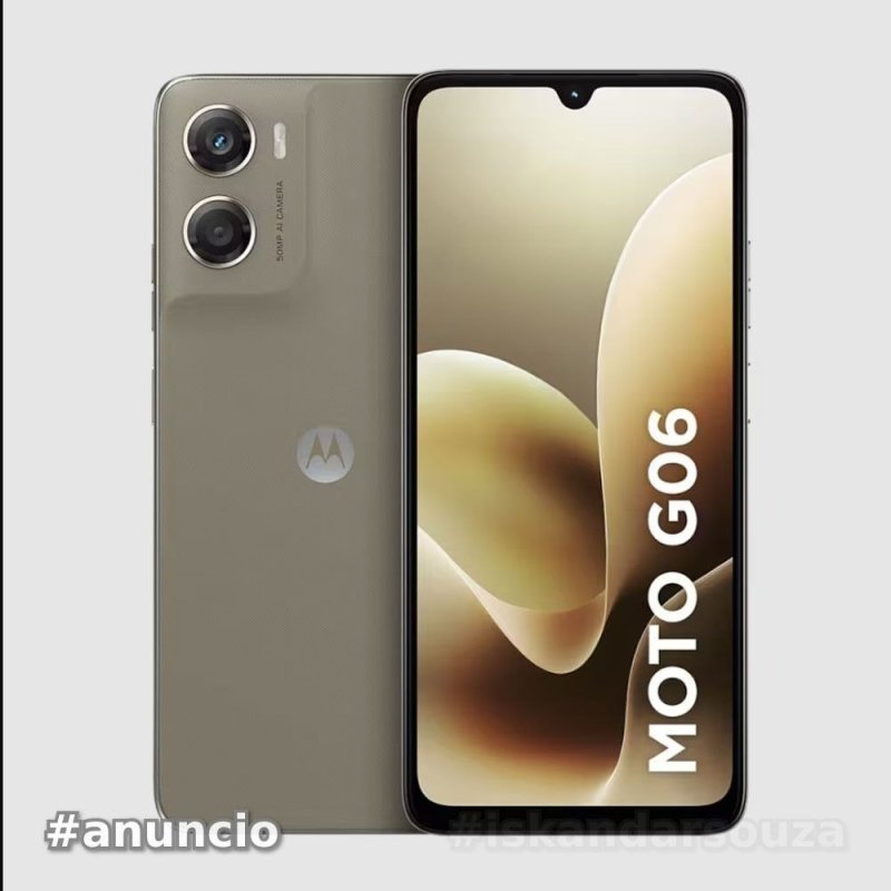 Smartphone Moto g06 4G Tela 6,9 Polegadas 256GB Câmera 50MP Motorola