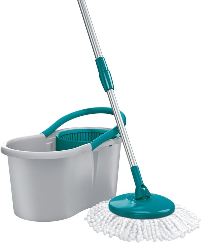 Mop Giratório Fit Flash Limp - Balde 8 Litros