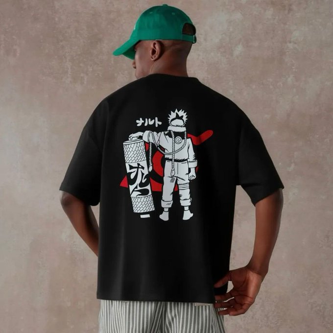 Camiseta Oversized Naruto (4 cores) + Frete Grátis