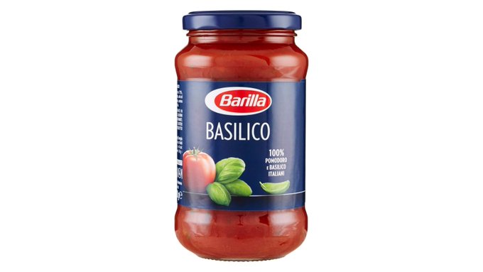Barilla Molho de Tomate Basilico Manjericão 400g + Frete Grátis