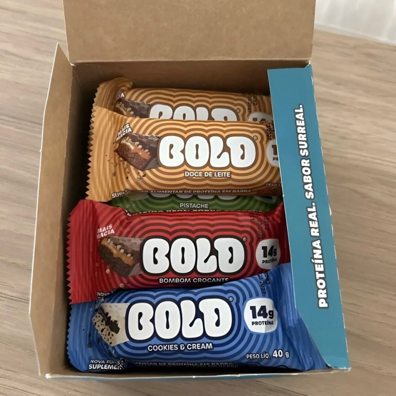 Bold Barra De Proteína Caixa Mista 40 Com 14g De Proteína