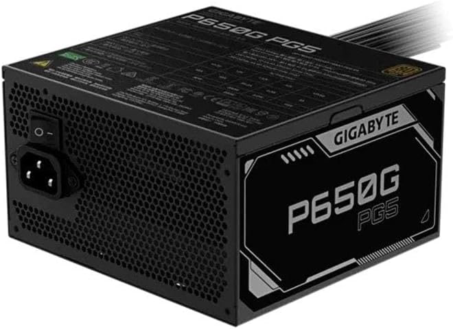 Fonte Gigabyte P650g Pg5, 650w, 80 Plus Gold, Pfc Ativo