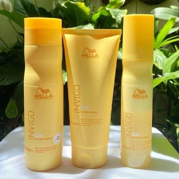 Kit Wella Professionals Invigo Sun Trio - Shampoo 250ml + Condicionador 200ml + Leave-in 200ml
