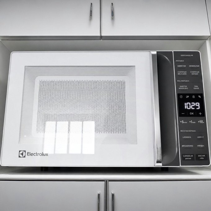 Micro-ondas ME23S Efficient 23L Descongelamento Assistido Inox Electrolux 220V