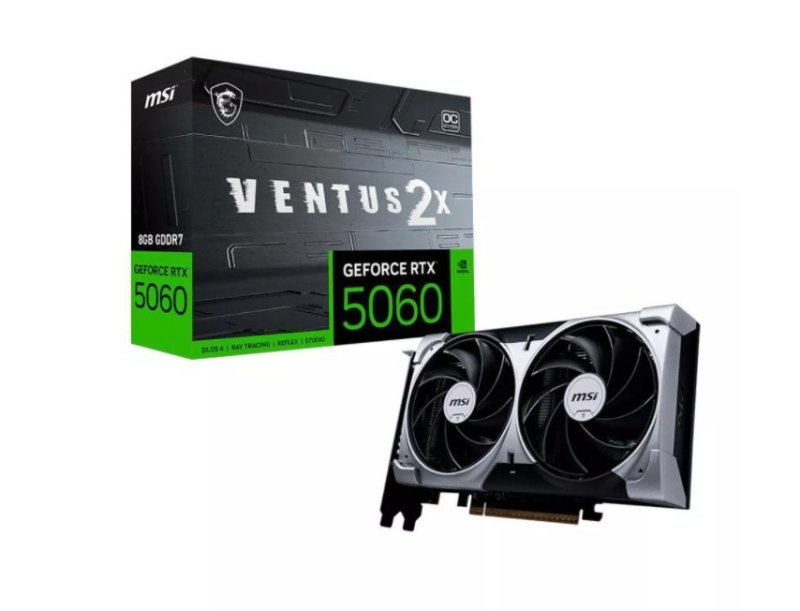 Placa de vídeo MSI RTX5060 8GB VENTUS 2X OC