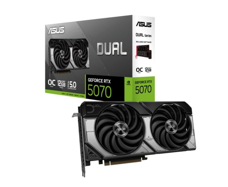 Placa de vídeo ASUS DUAL RTX5070 12GB