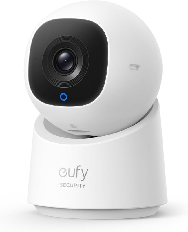 eufy Câmera C220 - Câmera de Segurança Wi-Fi 360º, 2K, Camera Pet, Visão Noturna