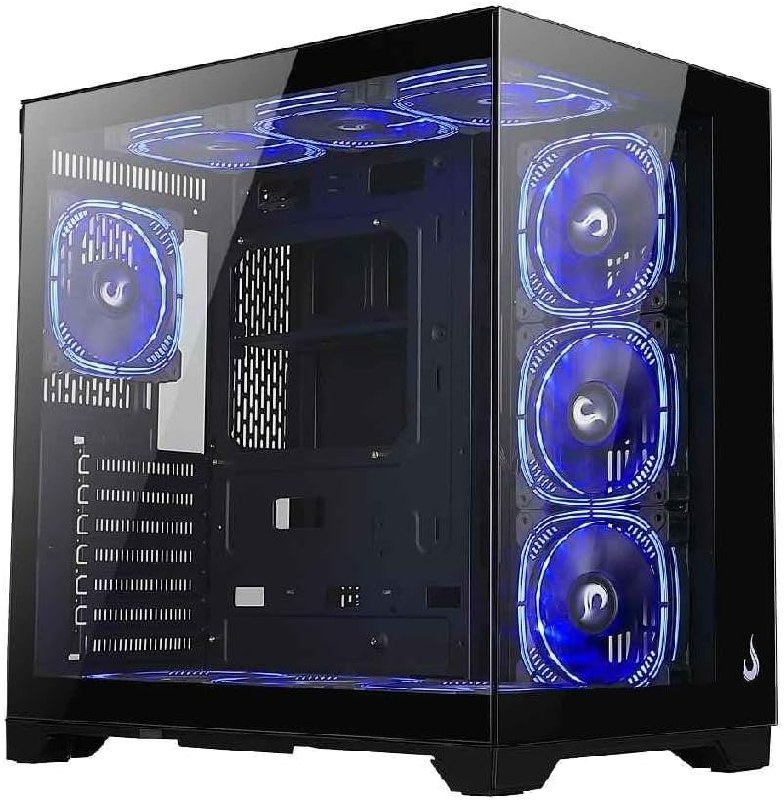 Gabinete Gamer Rise Mode Galaxy Glass V2, Mid Tower, Vidro Temperado Frontal e Lateral, USB 2.0 e 3.0