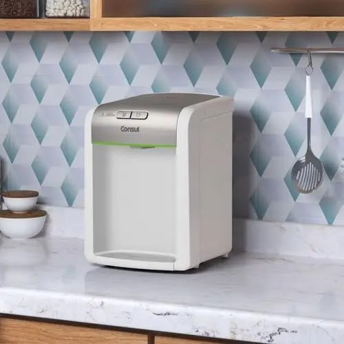 Consul Purificador de Água Refrigerado Natural e Gelada Antibactérias Bivolt Branco