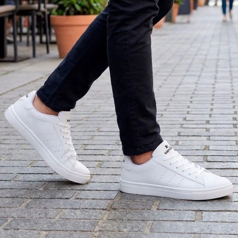 Tênis Sapatenis Evoke Prime Masculino Branco Sandrini Casual
