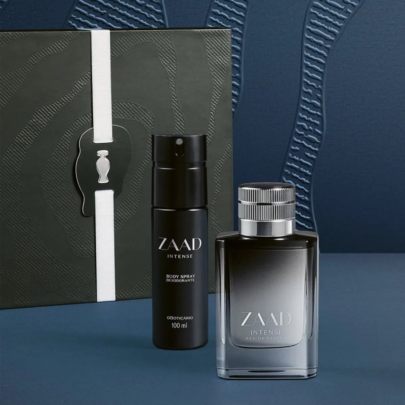 Boticário Zaad Intense Kit Presente - 2 Itens - Fragrância