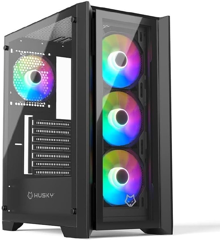 Gabinete Gamer Husky Dome 100, Mid Tower, ATX