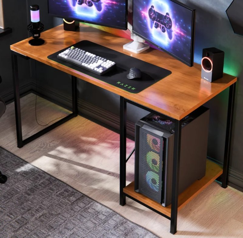 Escrivaninha Gamer Tokyo Mdf Mesa Para Computador 115 Cm