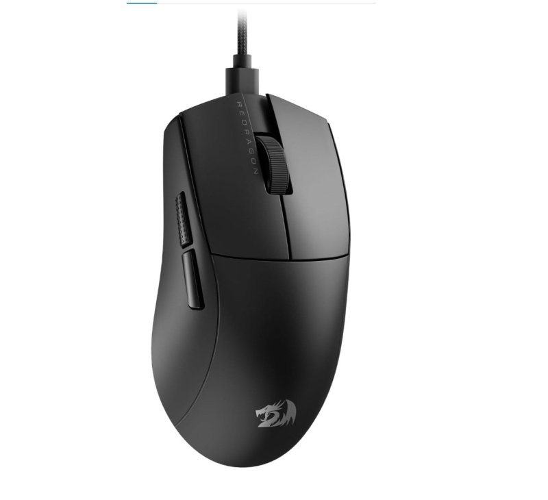 Mouse Gamer Redragon K1ng 1K, PAW3327 Cabo USB Tipo-C Removível 12400 DPI M724