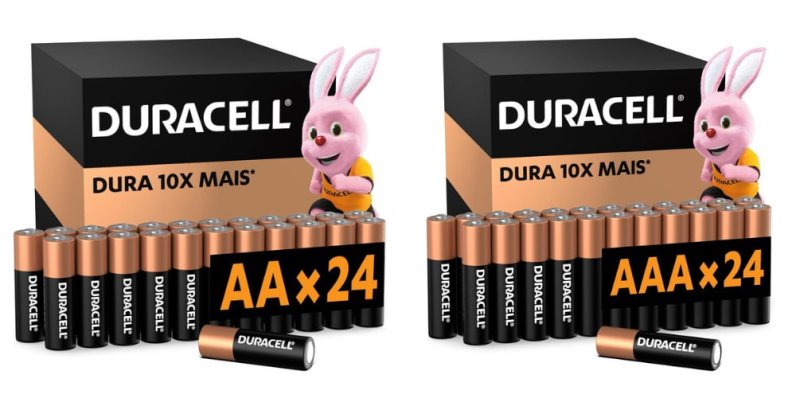 Pack 24un. Duracell Pilhas Alcalinas