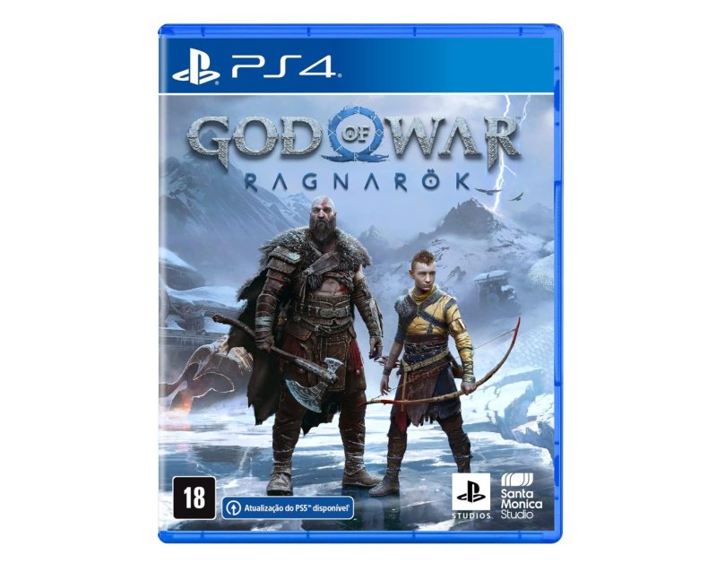 Jogo God of War Ragnarök, Mídia Física, PS4