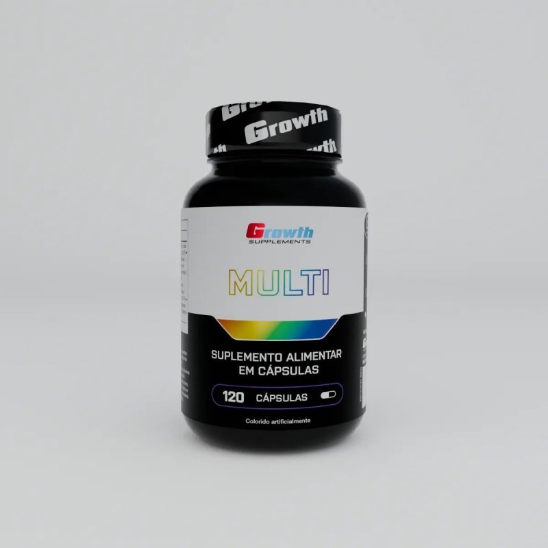 Multivitamínico 120 Cáps. Growth Supplements - Sabor Neutro (Nova Fórmula)