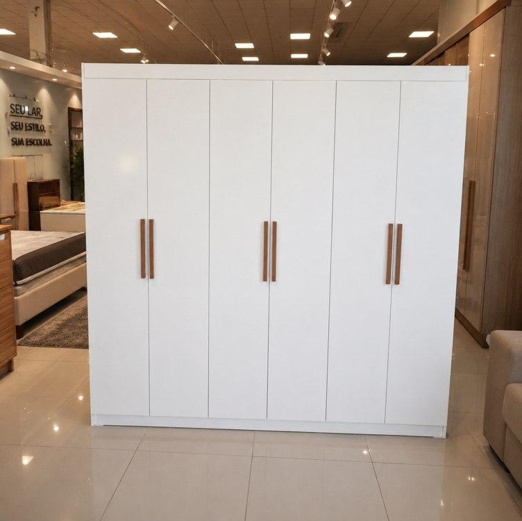 Guarda-roupa Casal Bartira Ville Com 6 Portas E 2 Gavetas (+ cores)