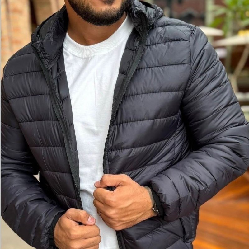 Jaqueta Puffer Bobojaco De Frio Blusa Impermeável Inverno