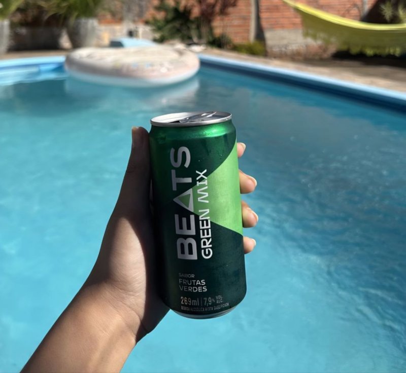 Pack de Beats Green Mix 269ml, Lata, Caixa 8 Unidades