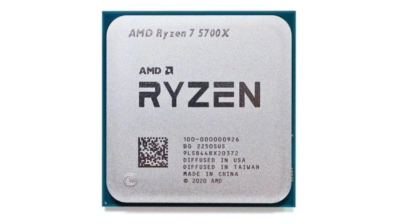 Processador Ryzen 7 5700x 3.4ghz (4.6ghz Max) - Novo S/Box