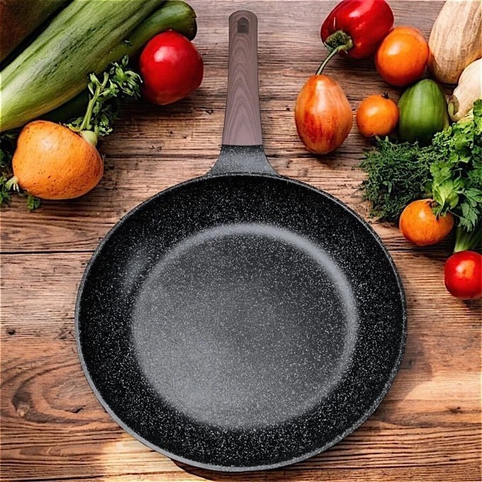 Panela Frigideira Cerâmica De Indução E Gás Compacta Profissional 26cm Linha Premium - Aero Home
