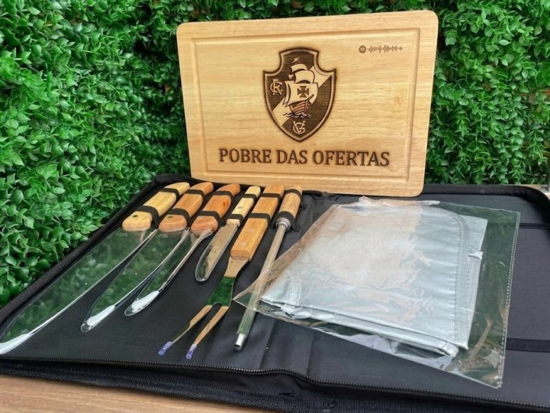 Kit Churrasco Personalizado 8 Peças