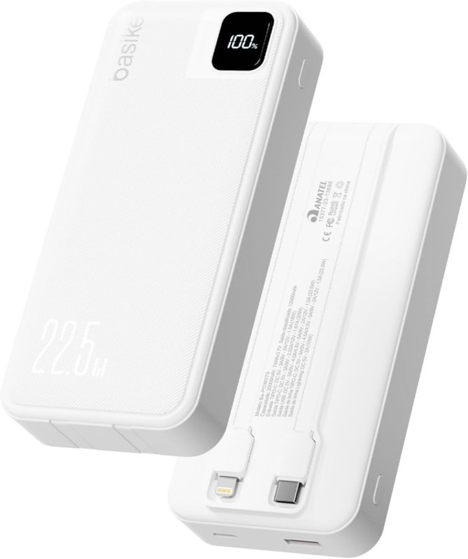 Basike Power Bank, Carregador Portátil Universal 20000mAh