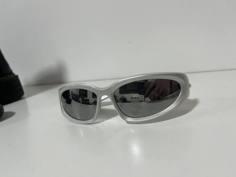 Óculos De Sol Y2k Hype Cyberpunk Oval Trap Futurista + Frete Grátis