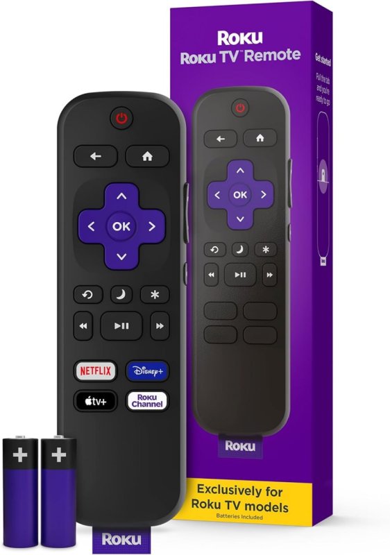 Controle Remoto Oficial Roku – Substituição Original com Controles de TV