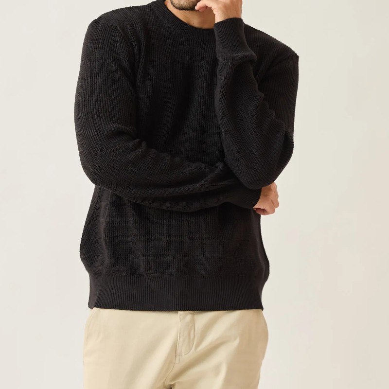 Suéter De Tricot Masculino Básico Casual Opus