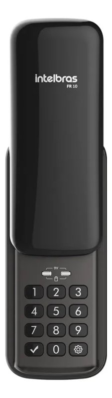 Fechadura Digital de Sobrepor com Senha FR 10 Preto Intelbras