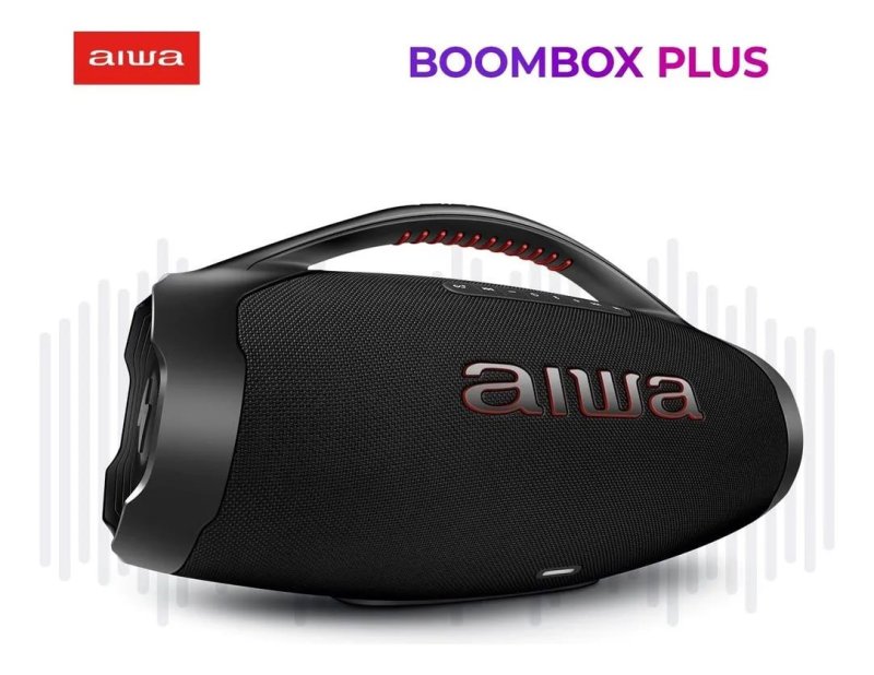 Caixa de Som Boombox Plus 200W 220V AIWA - Preto