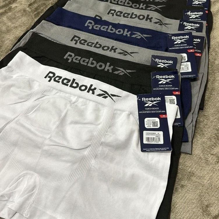 Kit 6 Cuecas Boxer Box Sem Costura Microfibra Adulto