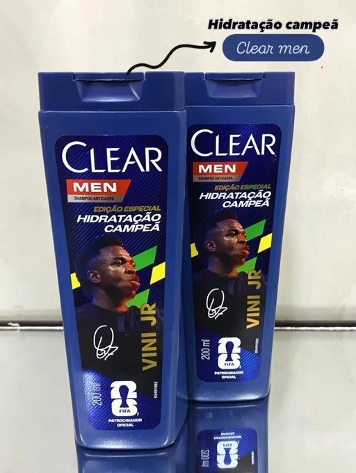 Clear Men Shampoo Anticaspa Vini Jr. Hidratação Campeã 400ml