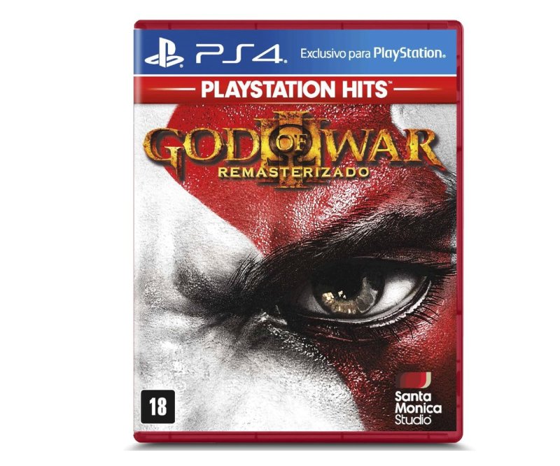 Jogo God Of War III Remasterizado Hits, Mídia Física, PS4