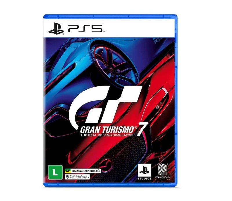 Jogo Gran Turismo 7, Mídia Física, PS5