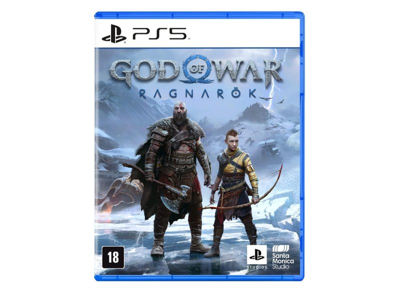 Jogo God of War Ragnarök, Mídia Física, PS5