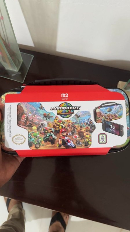 Estojo Deluxe de Transporte RDS para Nintendo Switch 1 ou 2 (Mario Kart World)