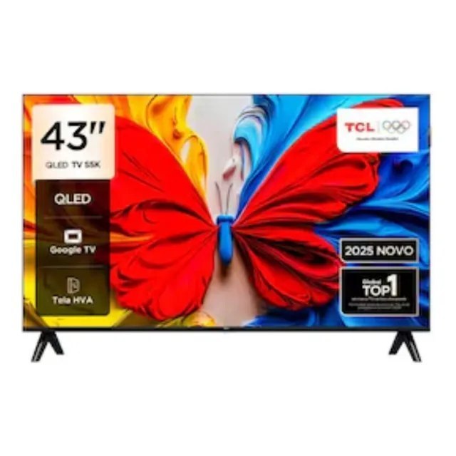 Smart TV 43 Pol 43s5k Qled Full Hd Google Tv Wi-fi Semp Tcl