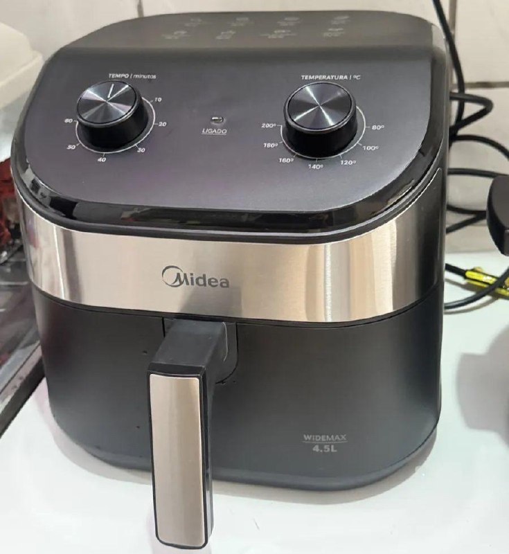 Fritadeira Air Fryer Widemax 4,5L 1500W Midea
